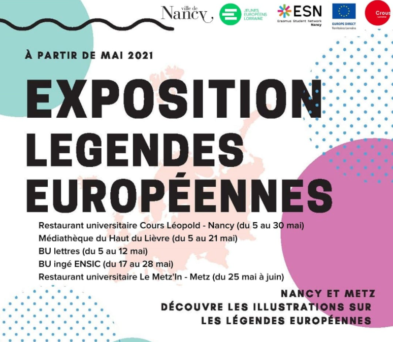 Exposition “l’Europe des Mythes” débarque à Nancy et à Metz !