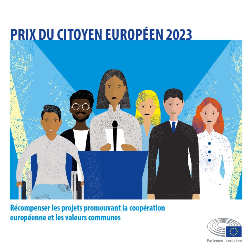 Prix du citoyen européen 2023: postulez ou proposez un projet!