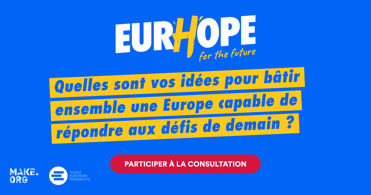 Participez à la consultation”Eur’hope”
