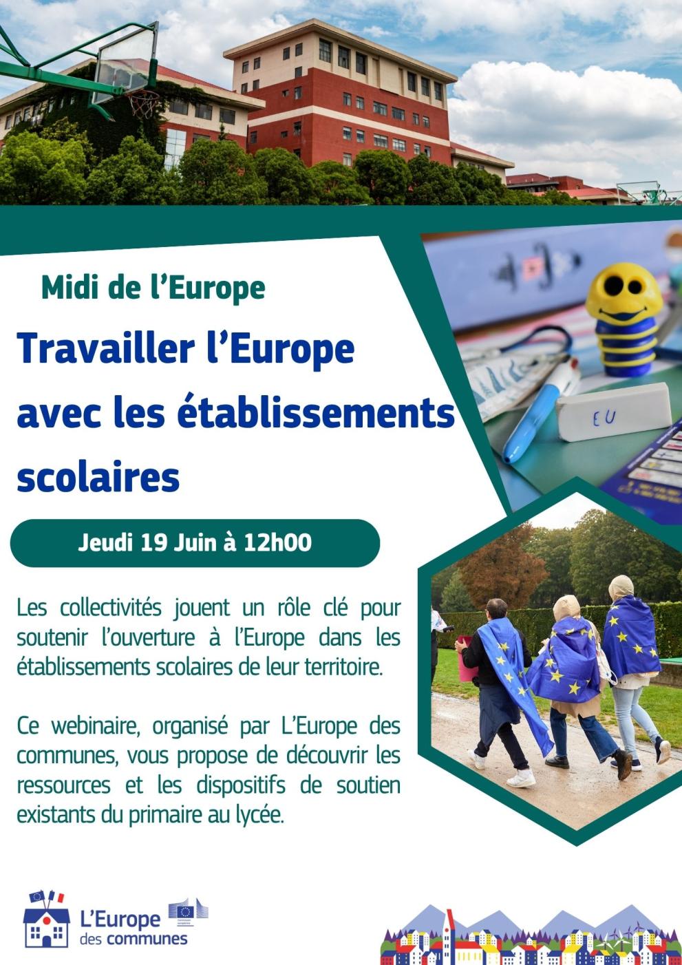 Boite à outils : Travailler l&rsquo;Europe avec les établissements scolaires